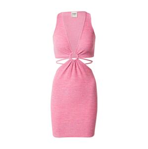 ABOUT YOU x Laura Giurcanu Nyári ruhák 'Emelie'  vegyes színek / világos-rózsaszín