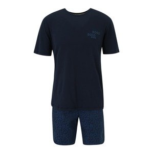 BOSS Black Rövid pizsama 'Urban'  kék / tengerészkék