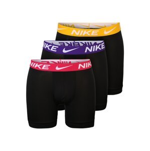 NIKE Sport alsónadrágok  fekete / sárga / sötétlila / sötét-rózsaszín