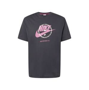 Nike Sportswear Póló  antracit / lila / borvörös