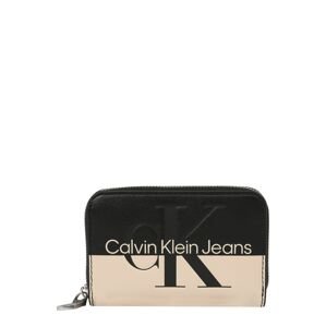 Calvin Klein Jeans Pénztárcák  fekete / gyapjúfehér