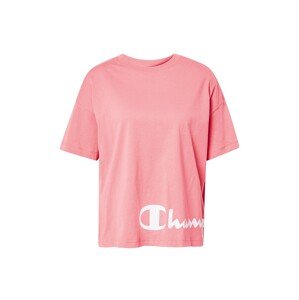 Champion Authentic Athletic Apparel Oversize póló  rózsaszín / fehér