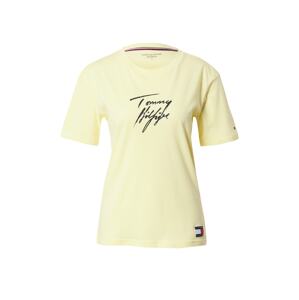 Tommy Hilfiger Underwear Póló  világos sárga / fekete
