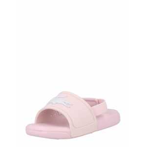 LACOSTE Nyitott cipők  világos-rózsaszín / fehér