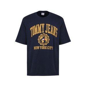 Tommy Jeans Plus Póló  éjkék / sáfrány / piros / fehér
