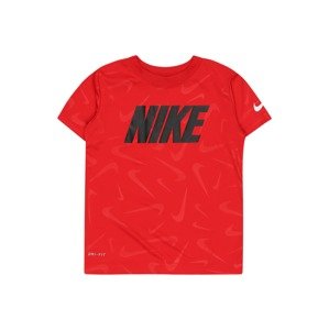 Nike Sportswear Póló  piros / fekete / pasztellpiros