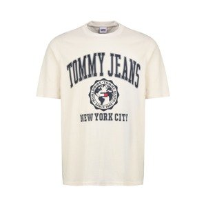 Tommy Jeans Plus Póló  kobaltkék / piros / fehér / gyapjúfehér