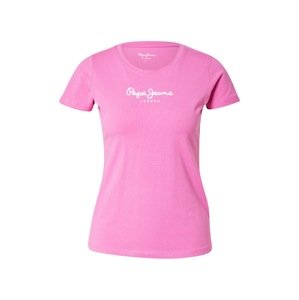 Pepe Jeans Póló 'NEW VIRGINIA'  világos-rózsaszín / fehér