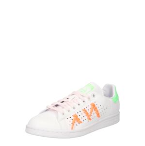 ADIDAS ORIGINALS Rövid szárú sportcipők 'Stan Smith'  citromzöld / narancs / világos-rózsaszín / fehér