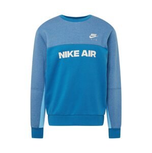 Nike Sportswear Tréning póló  füstkék / égkék / fehér