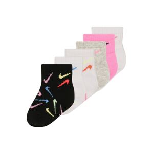 Nike Sportswear Zokni  fekete / fehér / rózsaszín / világos sárga / piros / szürke melír / világoskék