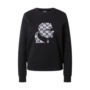Karl Lagerfeld Tréning póló  pasztellkék / pasztell-rózsaszín / fekete