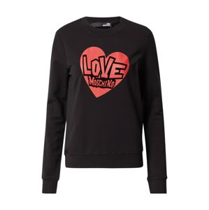 Love Moschino Tréning póló  piros / fekete