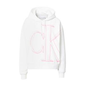 Calvin Klein Jeans Tréning póló  fehér / rózsaszín / világos-rózsaszín