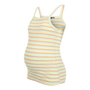 Vero Moda Maternity Top 'TICA'  sárga / menta / világos-rózsaszín / fehér