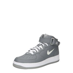Nike Sportswear Magas szárú edzőcipők 'AIR FORCE 1'  szürke / fehér