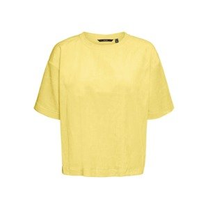 VERO MODA Oversize póló 'UNICA'  sárga