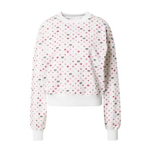 Chiara Ferragni Tréning póló 'TOPAZIO'  fehér / világos-rózsaszín / rózsaszín / fekete