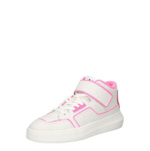 Calvin Klein Jeans Magas szárú edzőcipők  világos-rózsaszín / fehér / piszkosfehér