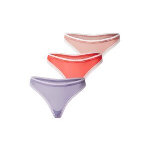 Calvin Klein Underwear String bugyik  lila / őszibarack / piros / fehér