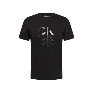 Calvin Klein Póló  ezüstszürke / fekete