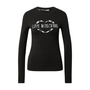 Love Moschino Tréning póló  fekete / antracit / világosszürke