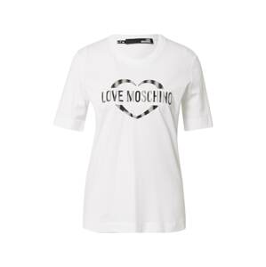 Love Moschino Póló  fehér / grafit