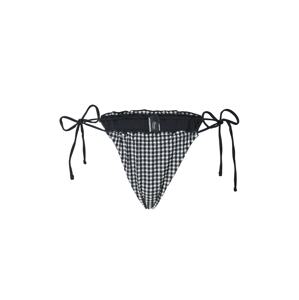 Boux Avenue Bikini nadrágok 'GINGAM'  fekete / fehér