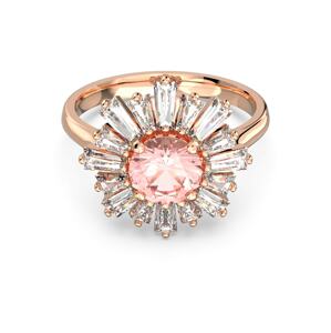 Swarovski Gyűrűk 'Sunshine'  rózsaszín arany / rózsaszín / átlátszó