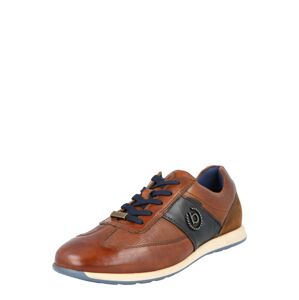 bugatti Fűzős cipő  barna / sötétkék