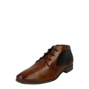 bugatti Fűzős cipő 'Morino'  konyak / fekete
