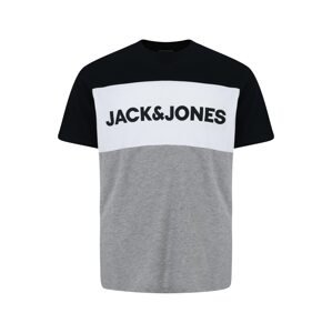 Jack & Jones Plus Póló  kék / szürke / fehér