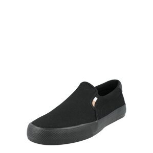 BOSS Orange Belebújós cipők 'Aiden Slon'  homok / fekete / fehér