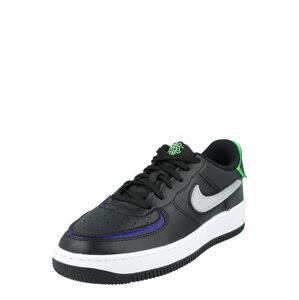 Nike Sportswear Sportcipő 'Air Force'  fekete / szürke / neonzöld / sötétkék