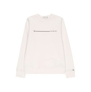 Calvin Klein Jeans Tréning póló 'RAISED'  fehér / fekete
