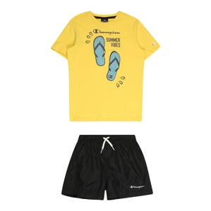 Champion Authentic Athletic Apparel Jogging ruhák  galambkék / sárga / fekete