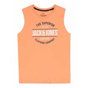Jack & Jones Junior Póló 'BRAT'  narancs / fehér / tengerészkék