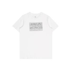 Jack & Jones Junior Póló 'FOAM'  fehér / szürke