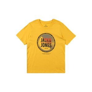 Jack & Jones Junior Póló 'SCOTT'  méz / fekete / piros / szürke