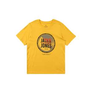 Jack & Jones Junior Póló 'SCOTT'  méz / szürke / piros / fekete