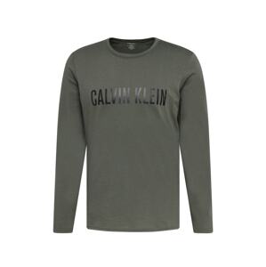 Calvin Klein Underwear Póló 'Intense'  khaki / fekete