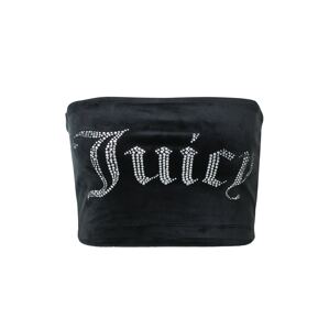 Juicy Couture Top 'BABE BOOB TUBE'  fekete / ezüst