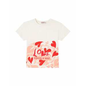 Cath Kidston Póló 'Fun Love'  fehér / piros / rózsaszín