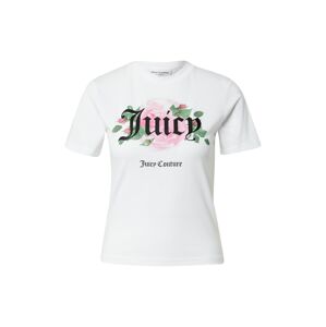 Juicy Couture Póló 'HYSTERIS'  zöld / rózsaszín / fekete / fehér