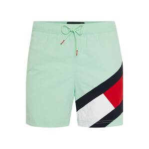 Tommy Hilfiger Underwear Rövid fürdőnadrágok  zöld / fekete / piros / fehér