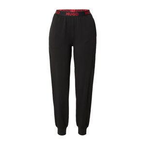 HUGO Pizsama nadrágok  piros / fekete