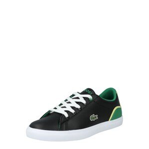LACOSTE Sportcipő  fekete / zöld / pasztellsárga
