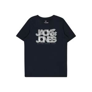 Jack & Jones Junior Póló 'Booster'  tengerészkék / fehér