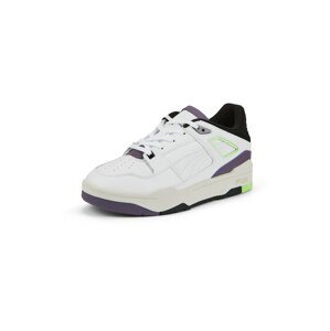 PUMA Rövid szárú sportcipők 'Slipstream'  citromzöld / sötétlila / fekete / fehér