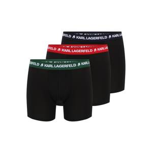 Karl Lagerfeld Boxeralsók  zöld / piros / fekete / fehér